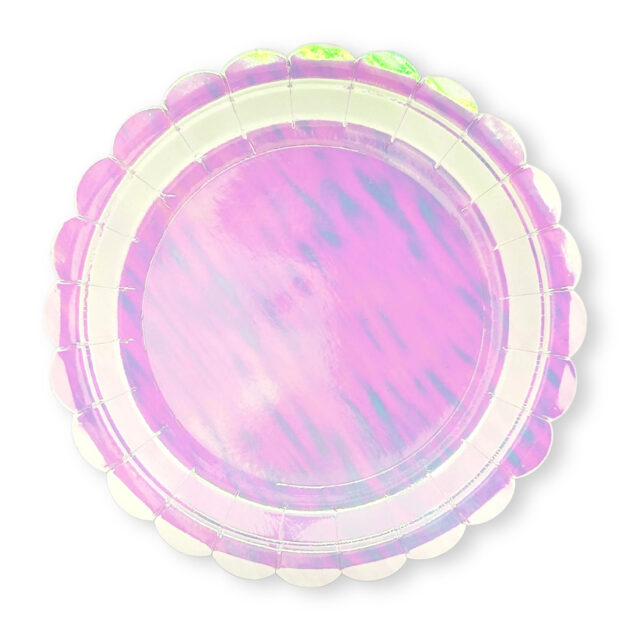 Makaron Pembe Hologram 8'li Karton Tabak - Görsel 2